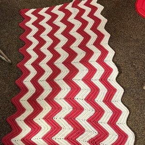 VTG Chevron Afghan Blanket